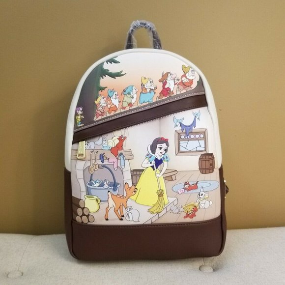 Loungefly Disney Snow White Seven Dwarfs Animal Backpack NEW main image 11